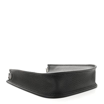 Hermes Taurillon Clemence Evelyne TPM Black 4 of 11