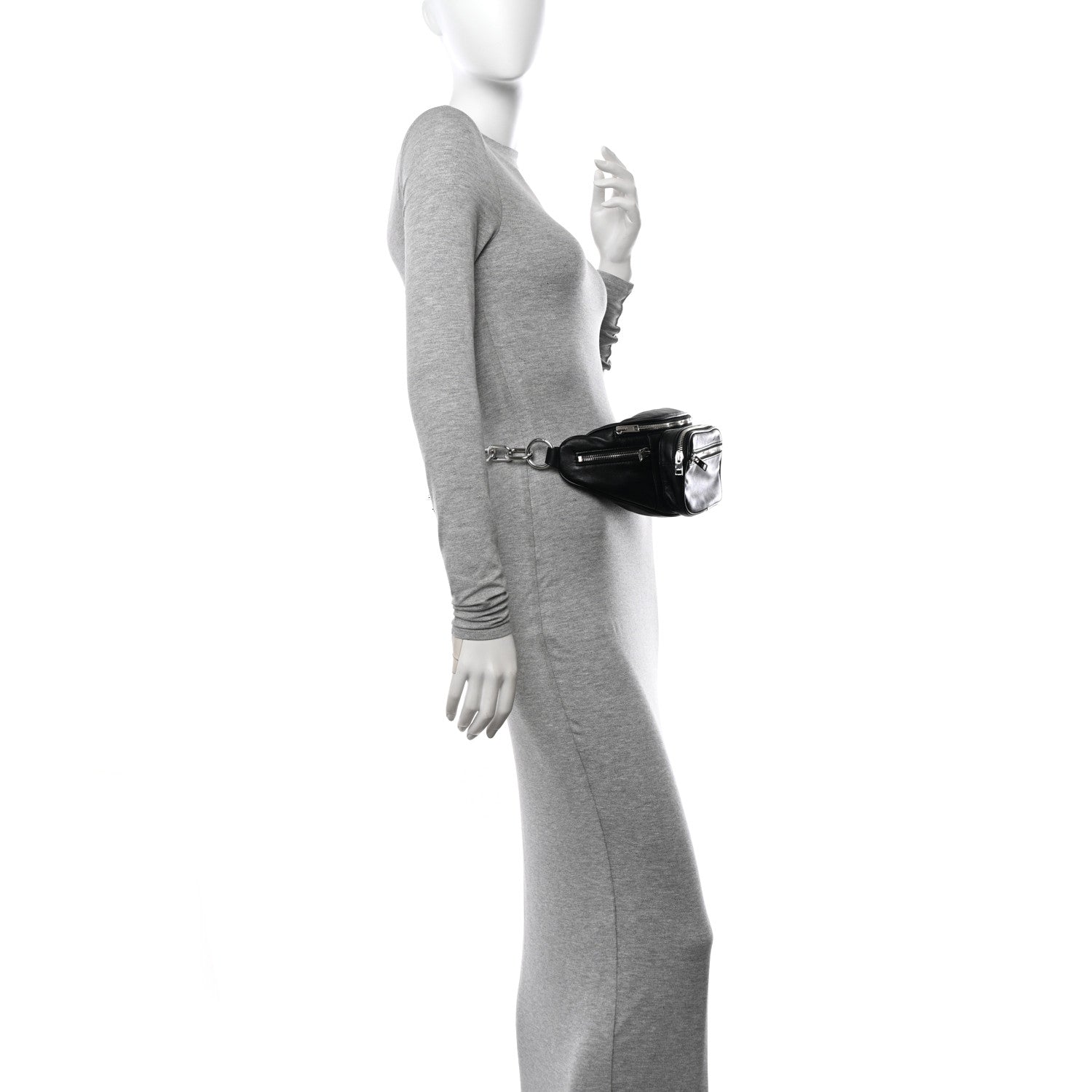 Alexander Wang Lambskin Attica Belt Bag Black 2 of 11