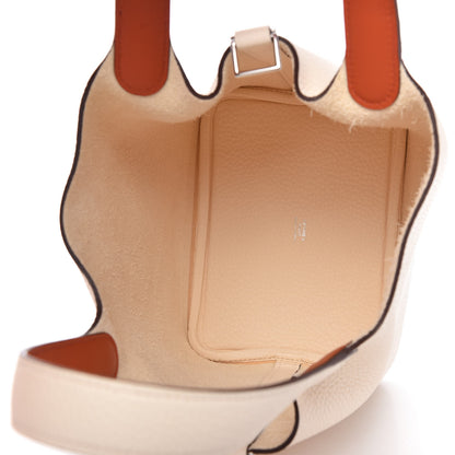 Hermes Taurillon Clemence Swift Eclat Picotin Lock 18 PM Nata Terre Battue 5 of 10