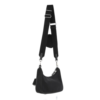 Prada Nylon Re-Edition 2005 Shoulder Bag Black 2 of 4