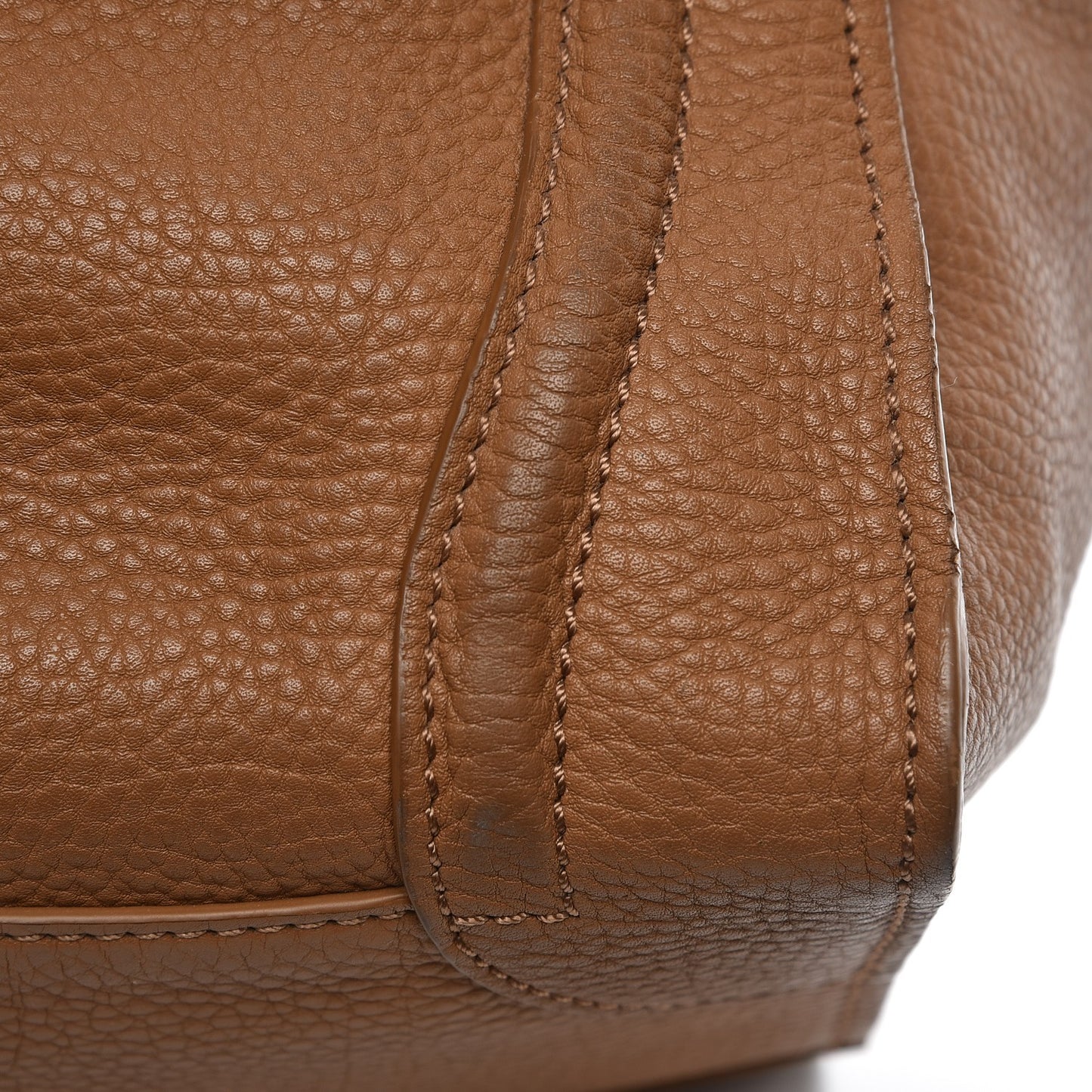 Pebbled Calfskin Mini Luggage Camel
