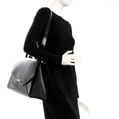 Givenchy Patent Medium Obsedia Satchel Black 3 of 8