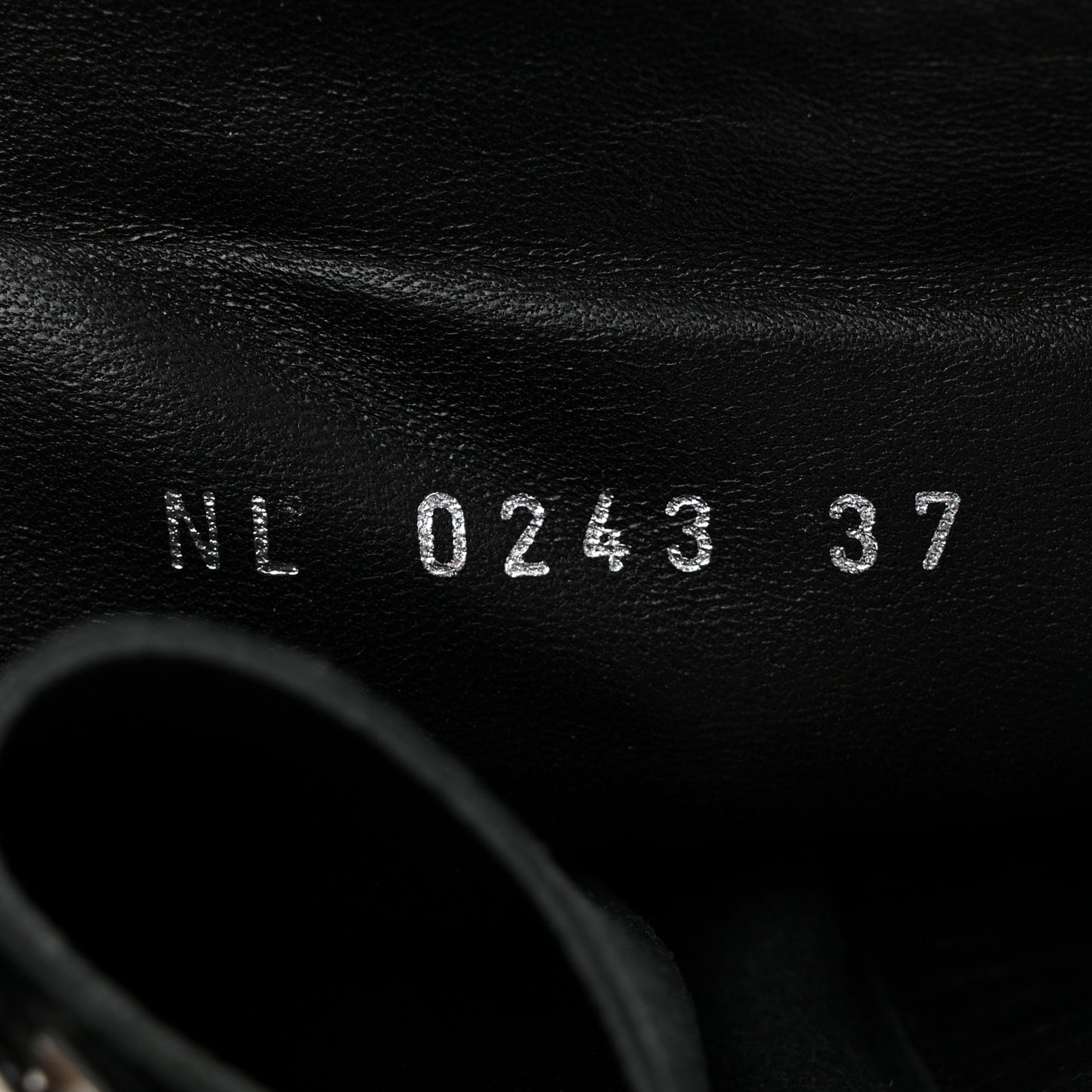Calfskin Monogram Patti Wedge Half Boots 37 Black