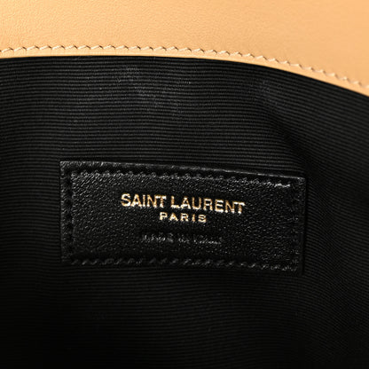 Saint Laurent Micro Raffia Uptown Pouch Natural Hay Blush 6 of 7