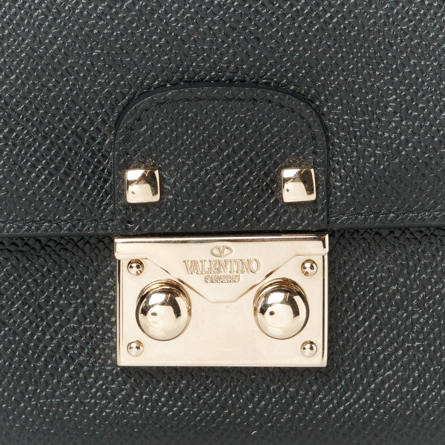 Calfskin Continental Flap Wallet Black