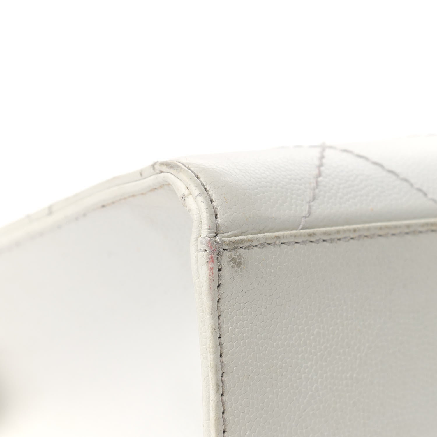 Chanel Caviar Stitched Shoulder Bag White 11 of 27