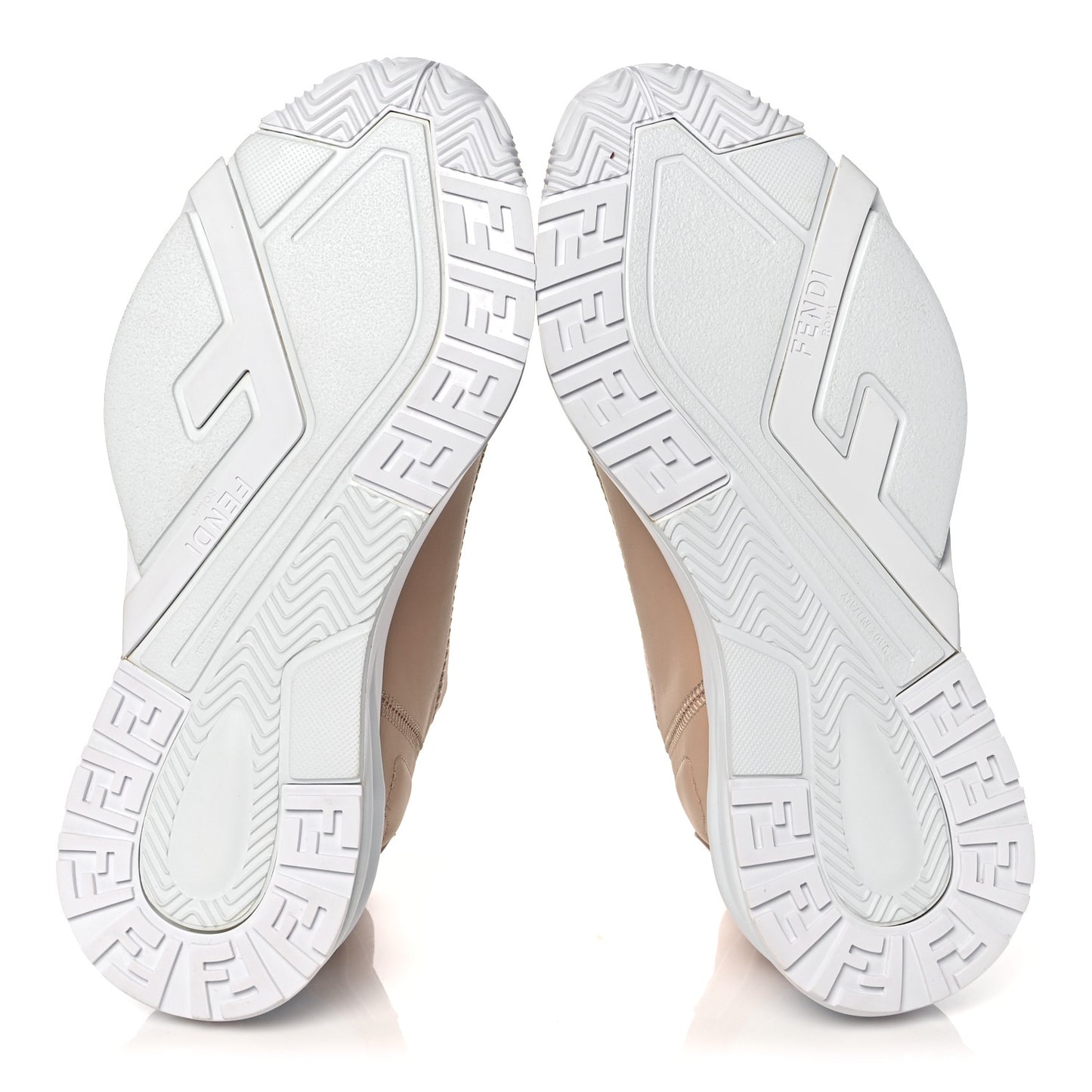 Vitello Fendi Flow Low Top Sneakers 39 Poudre