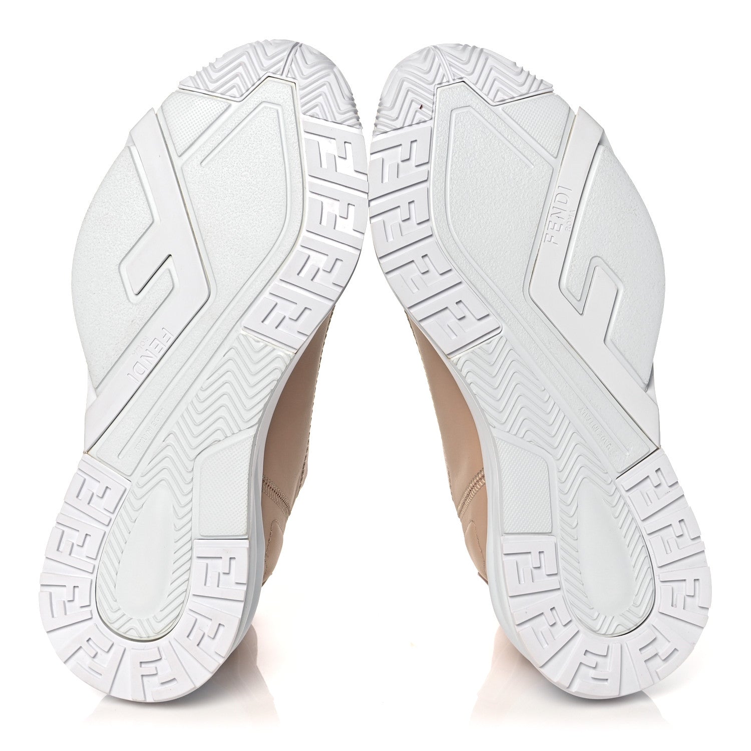 Fendi Vitello Fendi Flow Low Top Sneakers 39 Poudre 5 of 9