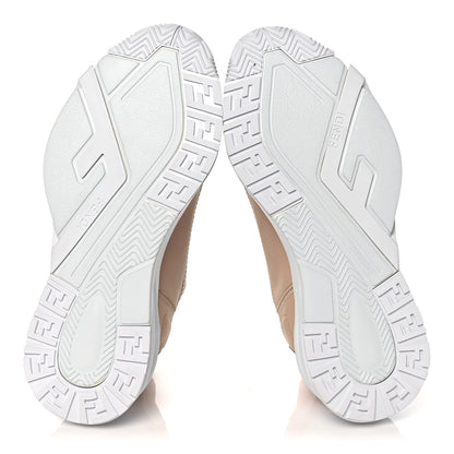 Fendi Vitello Fendi Flow Low Top Sneakers 39 Poudre 5 of 9