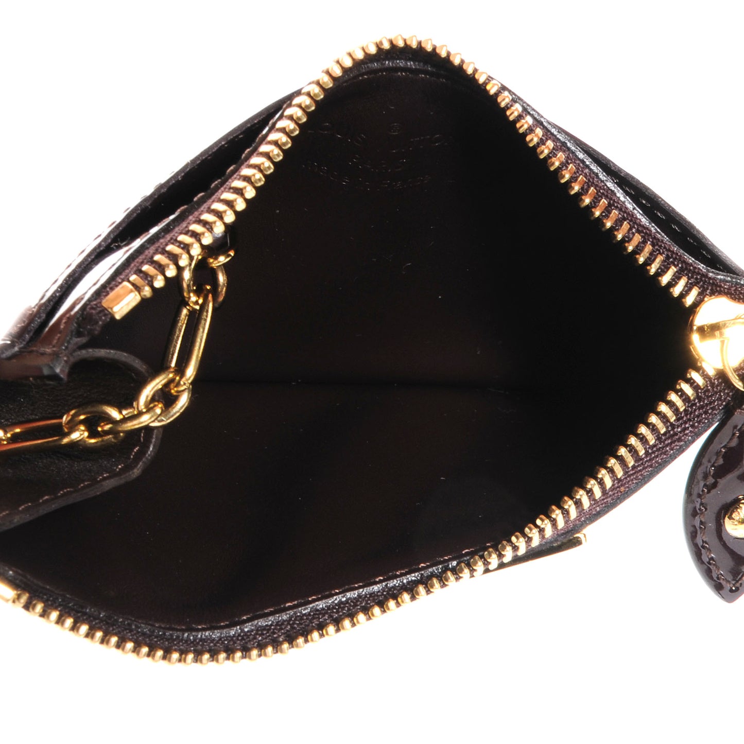 Vernis Key Pouch Amarante