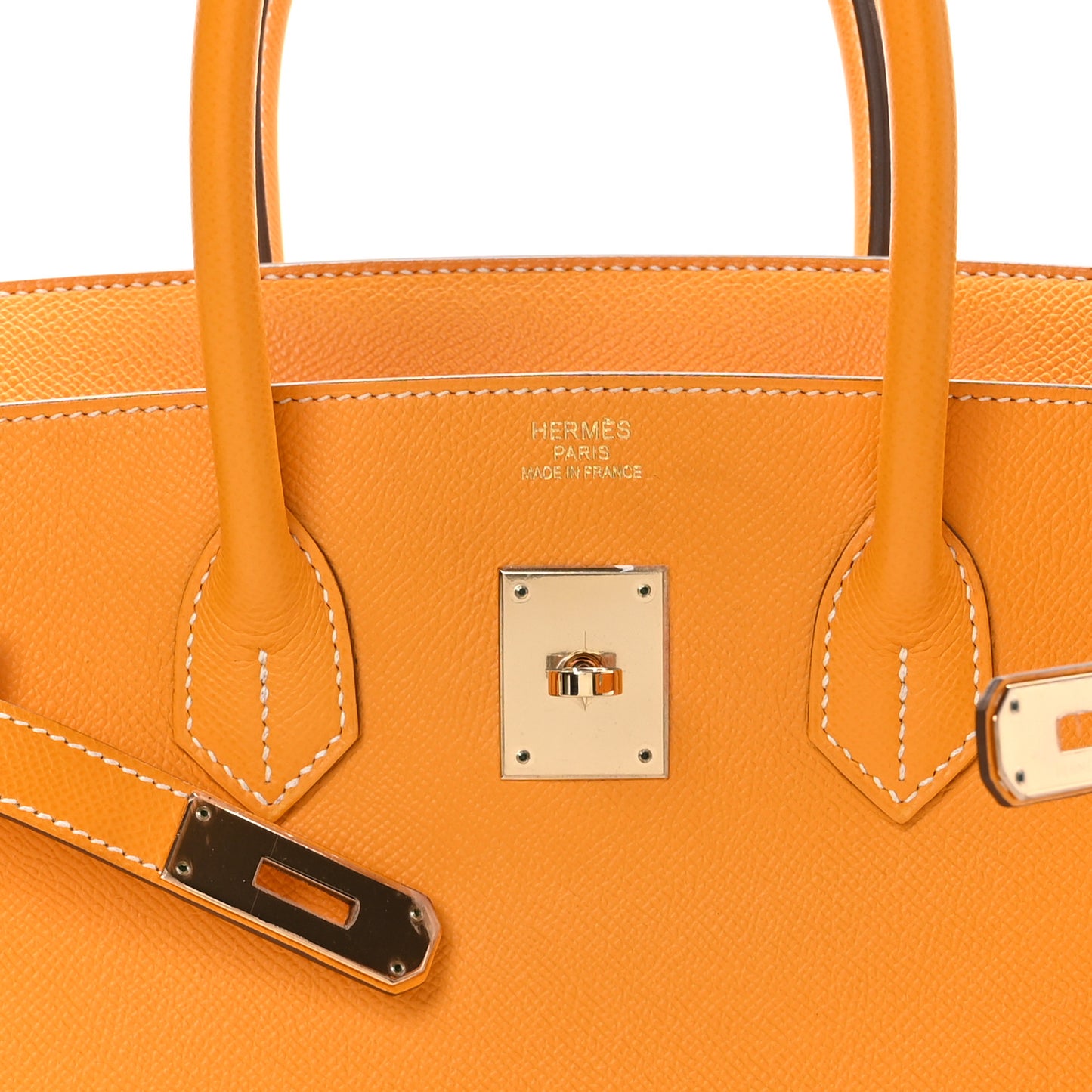 Epsom Candy Birkin 35 Jaune D'Or Feu