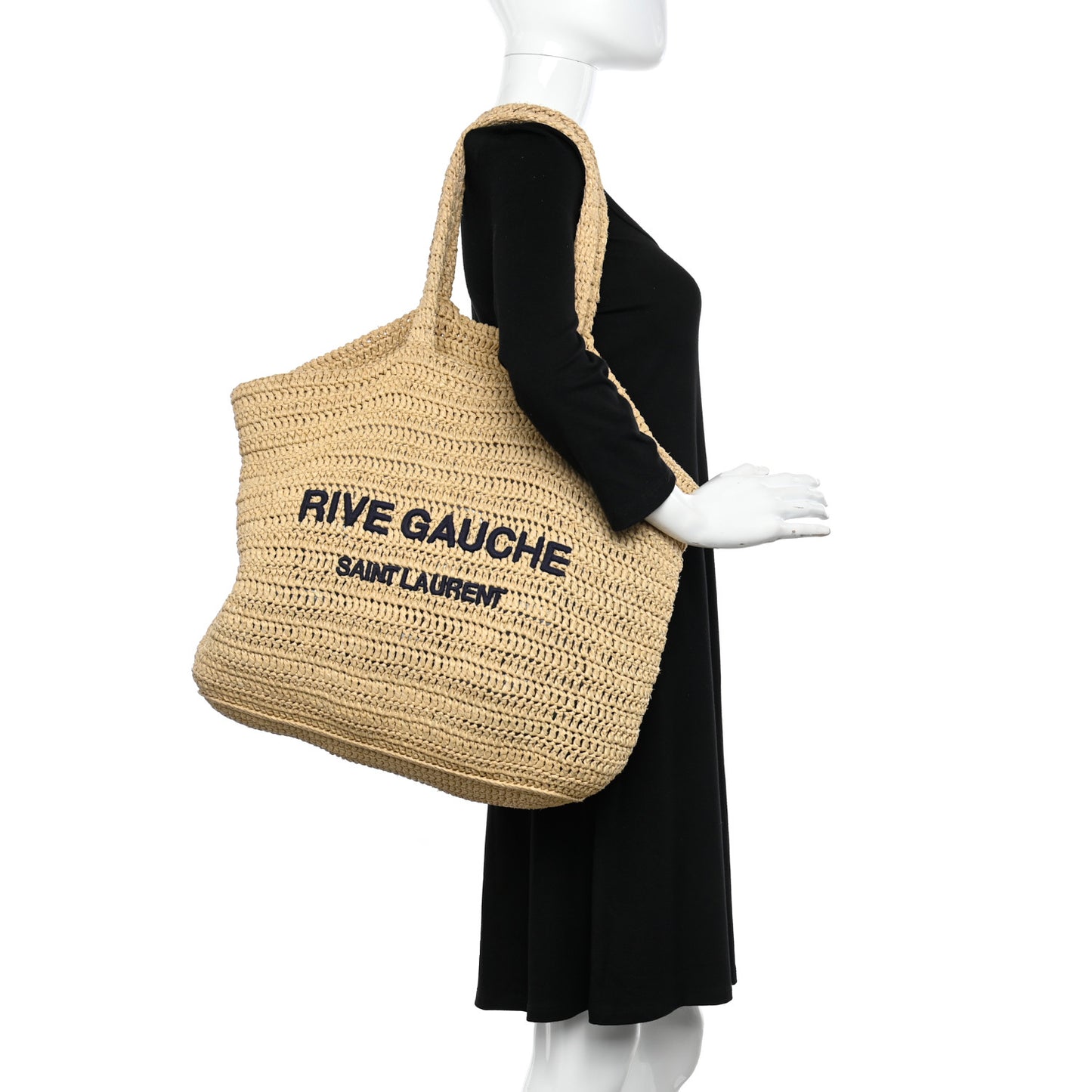 Raffia Rive Gauche Tote Natural