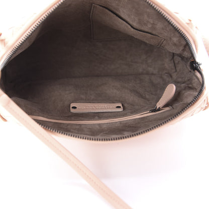 Bottega Veneta Nappa Intrecciato Nodini Crossbody Messenger Flamingo 5 of 9