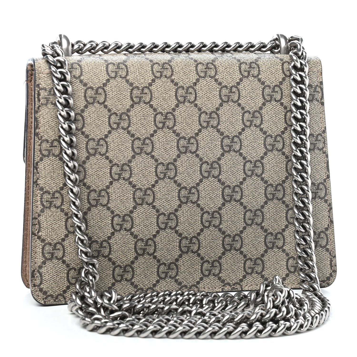 Gucci GG Supreme Monogram Mini Dionysus Shoulder Bag Taupe 3 of 9