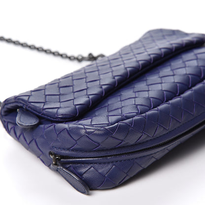 Bottega Veneta Nappa Intrecciato Small Chain Crossbody Atlantic 8 of 9