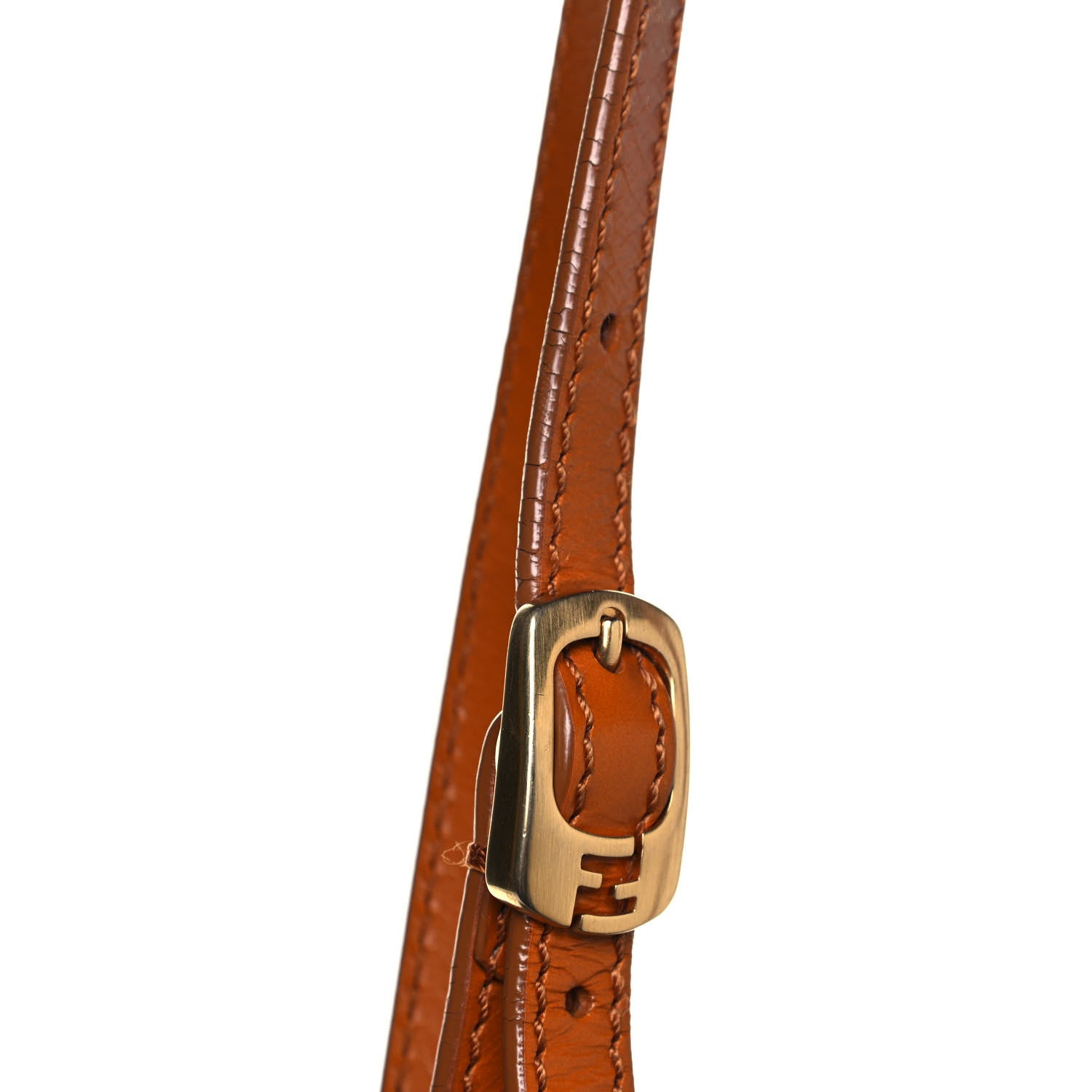 Fendi Pequin Cuoio Vegetale 2Bag Tobacco Cuoio Miele Vacchetta 17 of 19