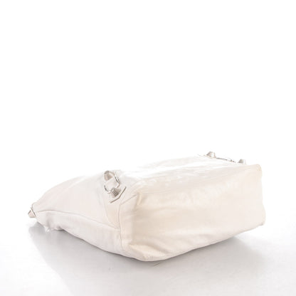 Balenciaga Agneau Giant 21 Silver Hardware Day Hobo White 5 of 8