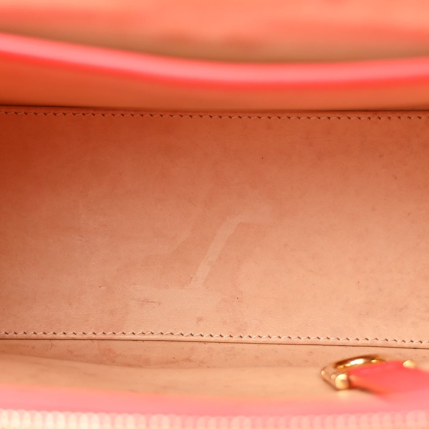 Calfskin MM Tempete Satchel Coral