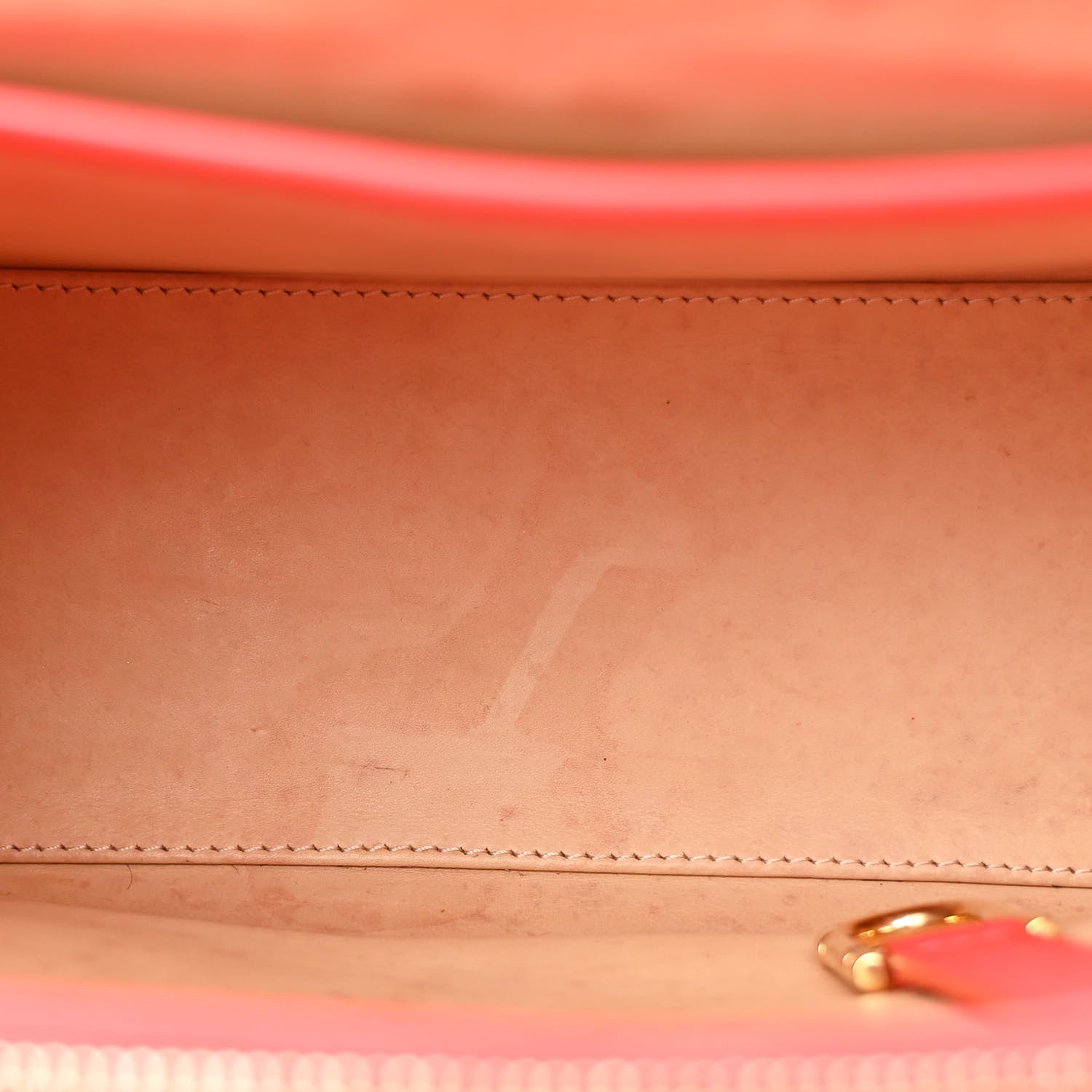 Delvaux Calfskin MM Tempete Satchel Coral 6 of 15