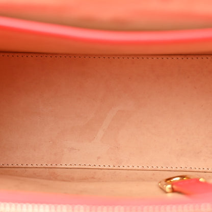 Delvaux Calfskin MM Tempete Satchel Coral 6 of 15