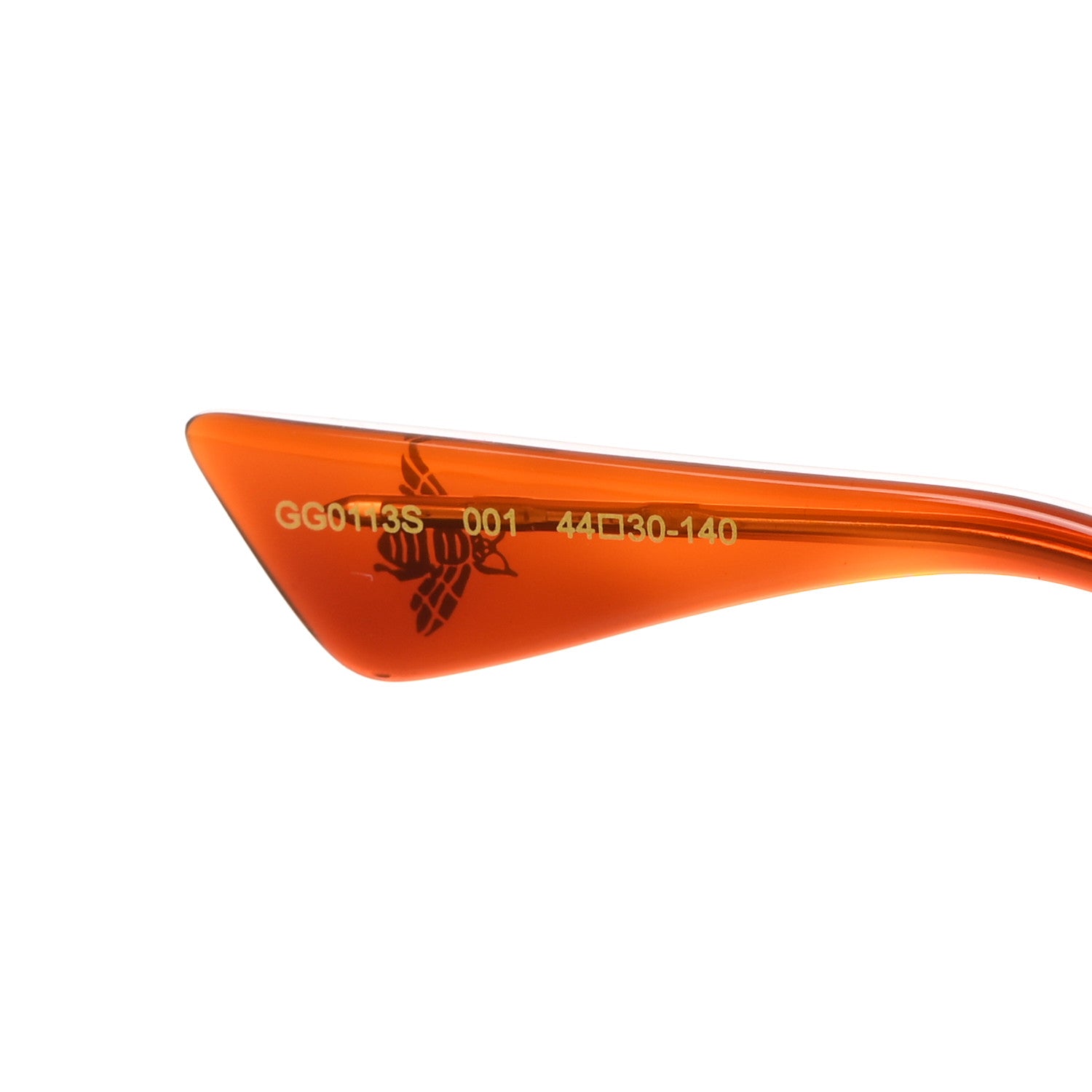 Gucci Metal L'Aveugle Par Amour Round Frame Sunglasses GG0113S Black 5 of 9