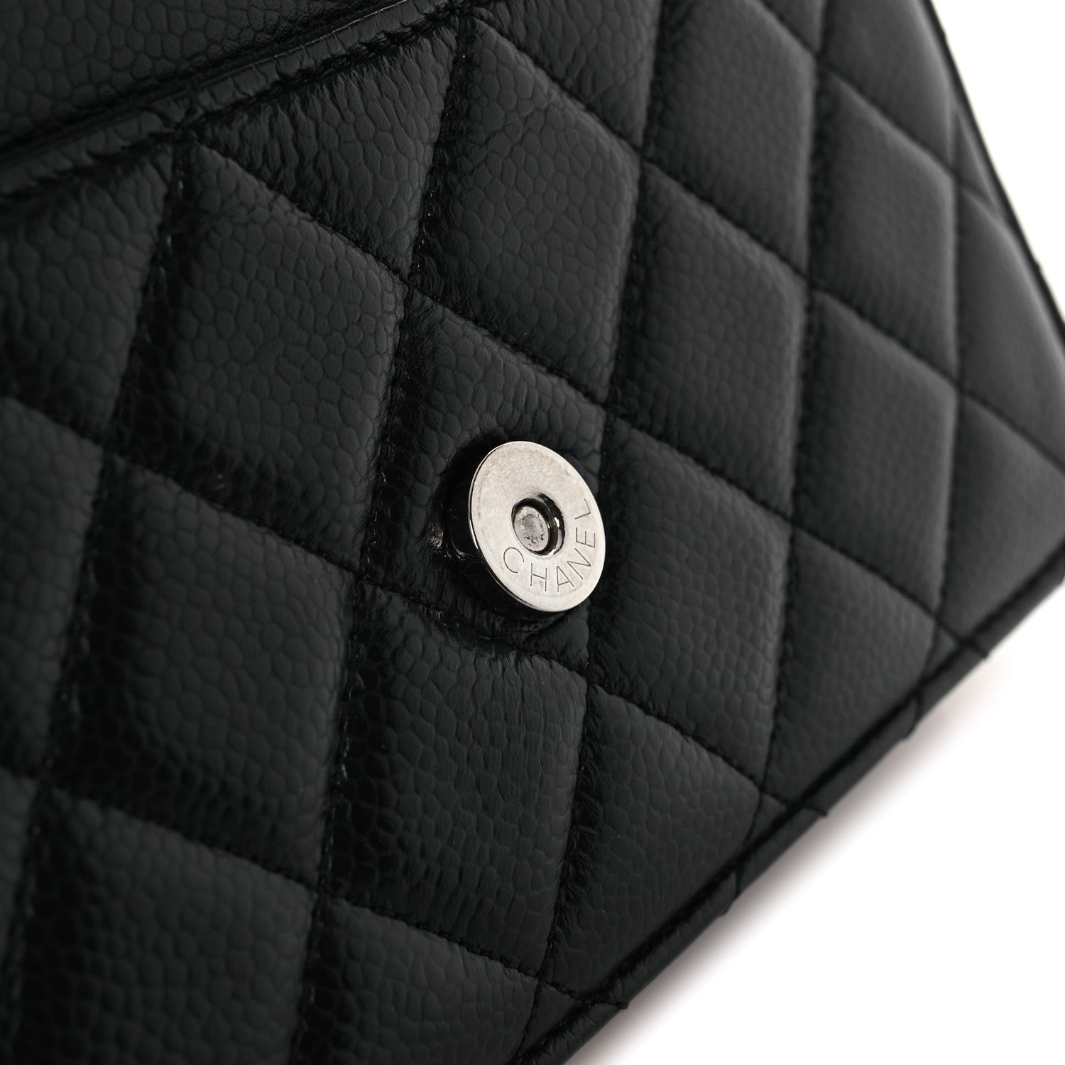 Chanel Caviar Quilted Wallet On Chain WOC Black 12 of 14