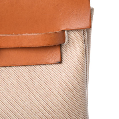 Hermes Toile Vache Calfskin Herbag 39 MM Natural 21 of 37