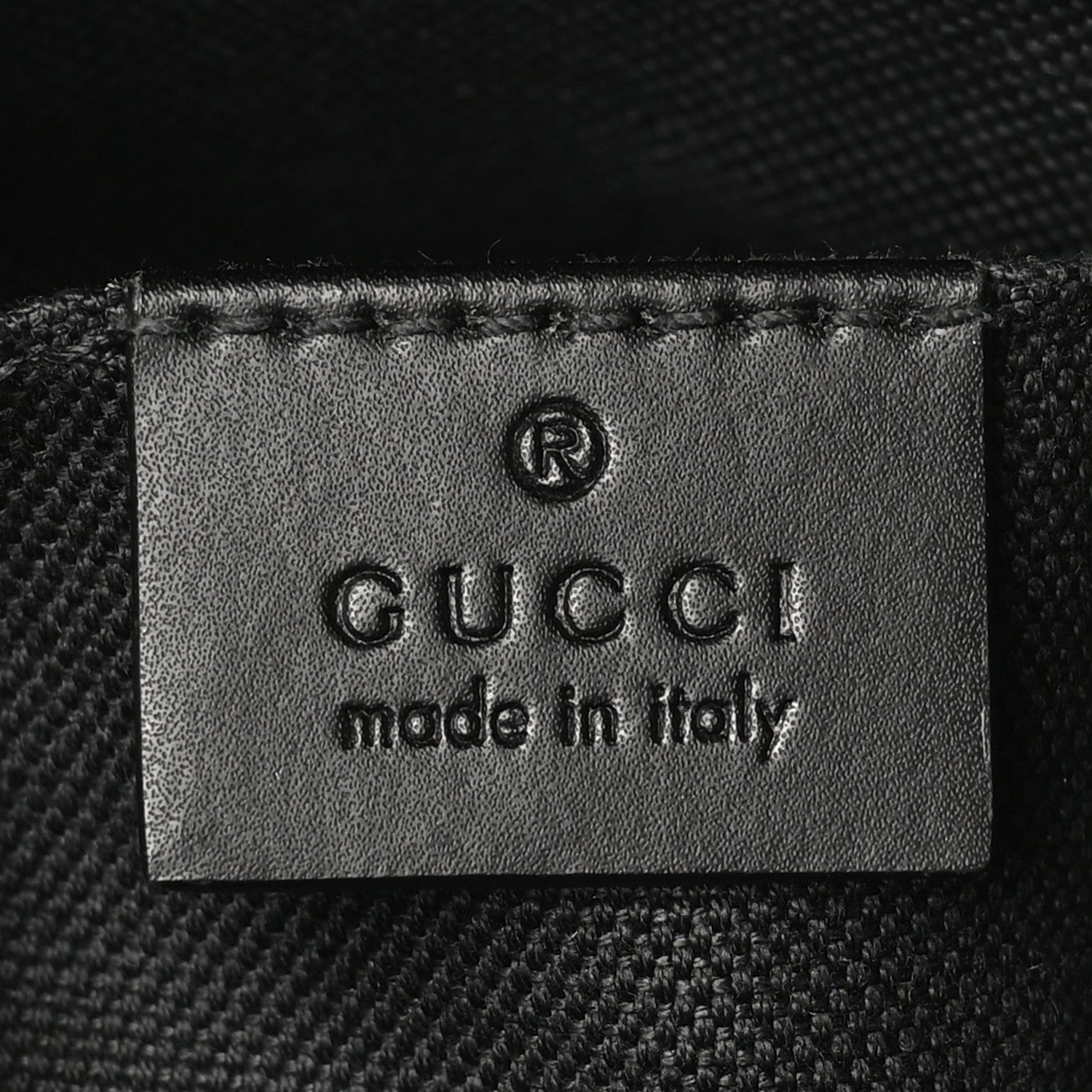 Gucci GG Supreme Monogram Web Small Flat Messenger Bag Black Grey 7 of 10