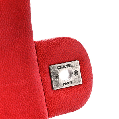 Chanel Caviar Quilted Medium Simply CC Flap Red 6 of 11