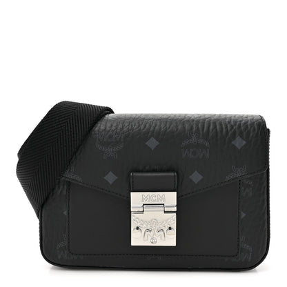 MCM Visetos Small Millie Crossbody Belt Bag Black 1 of 12