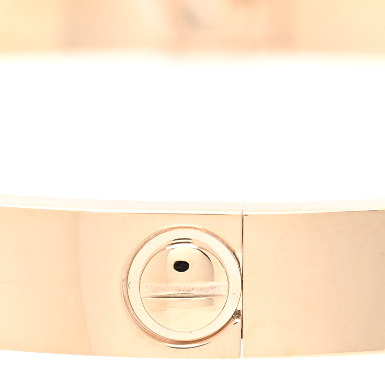 Cartier 18K Pink Gold 4 Diamond LOVE Bracelet 18 6 of 8