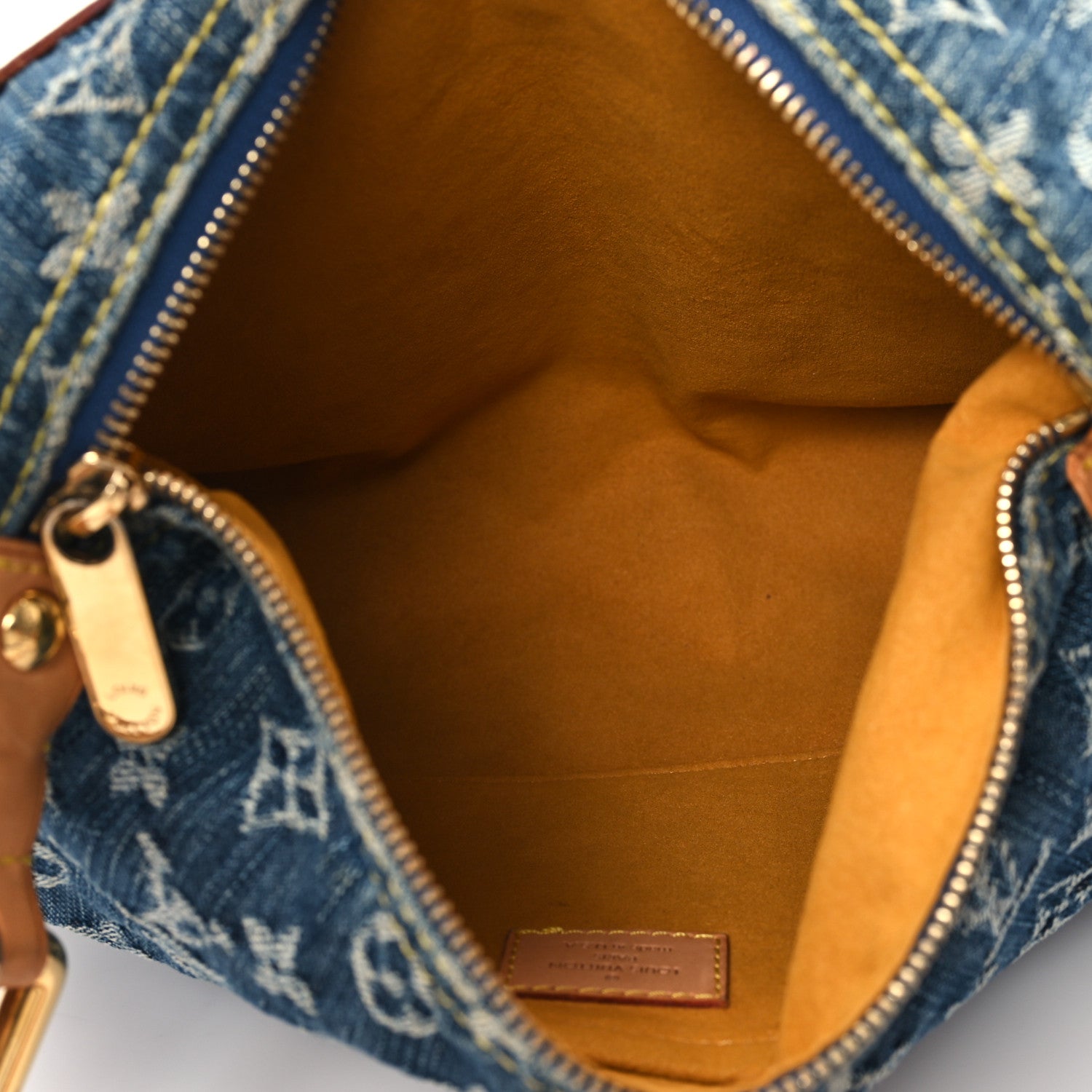 Louis Vuitton Monogram Denim Baggy PM Blue 5 of 10