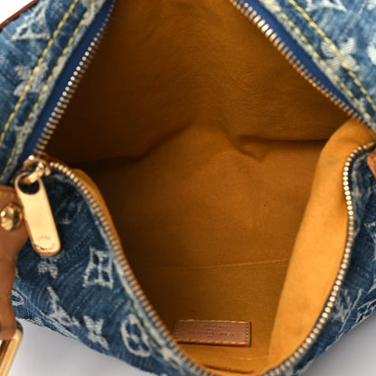 Louis Vuitton Monogram Denim Baggy PM Blue 5 of 10