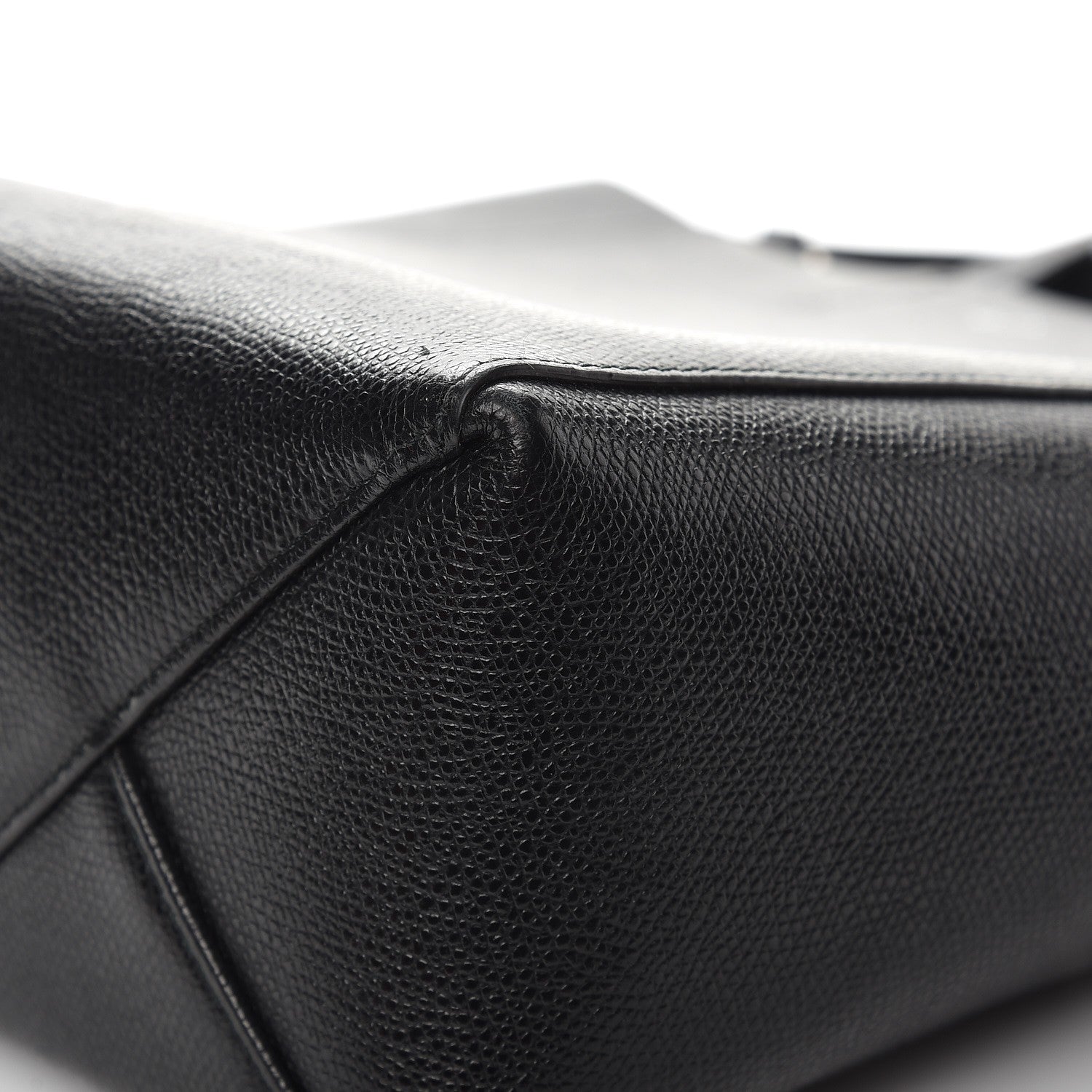 Celine Grained Calfskin Small Vertical Cabas Black 8 of 9