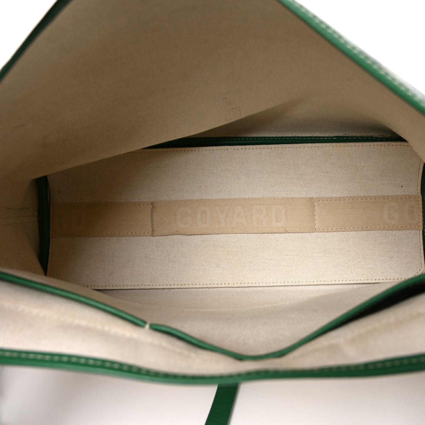 Goyardine Capetien Messenger Bag Green