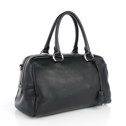 Prada Vitello Daino Top Handle Bag Nero Black 3 of 9