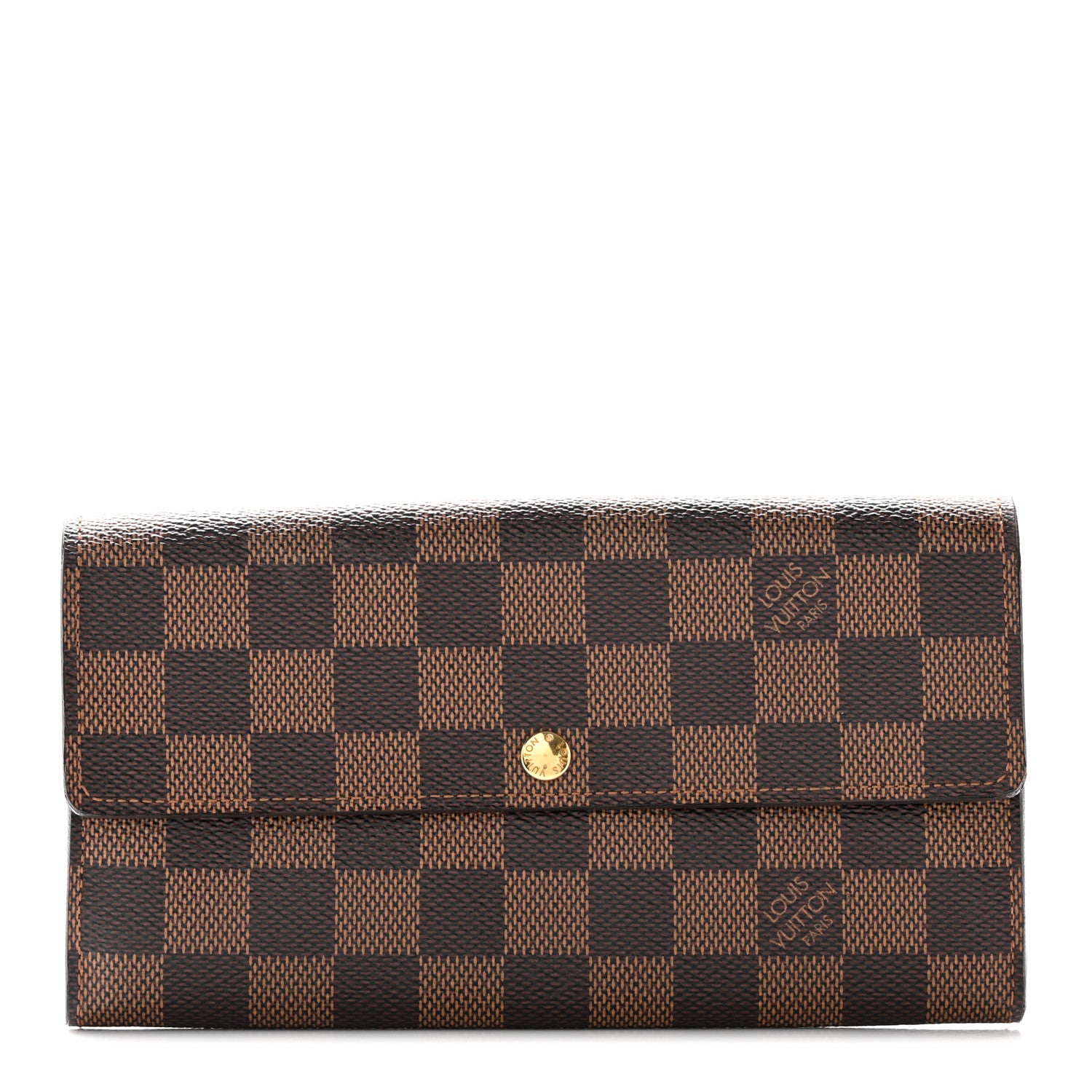 Louis Vuitton Damier Ebene Sarah Wallet 1 of 12
