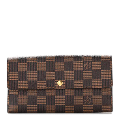 Louis Vuitton Damier Ebene Sarah Wallet 1 of 12
