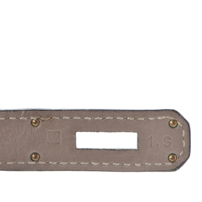 Hermes Taurillon Clemence Birkin 35 Gris Tourterelle 14 of 48
