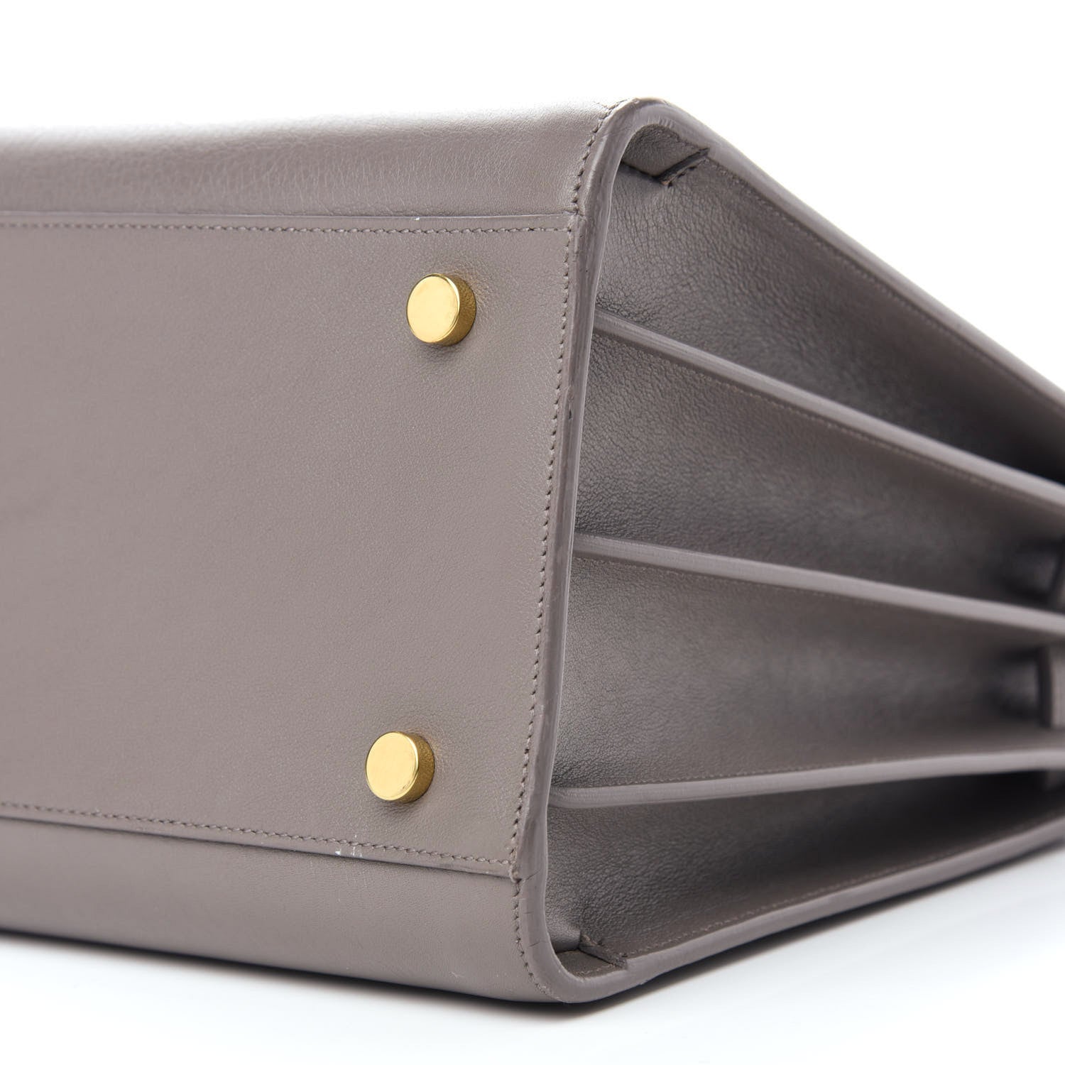Saint Laurent Grained Calfskin Small Sac De Jour Fog 10 of 20
