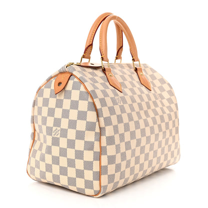Louis Vuitton Damier Azur Speedy 30 3 of 10