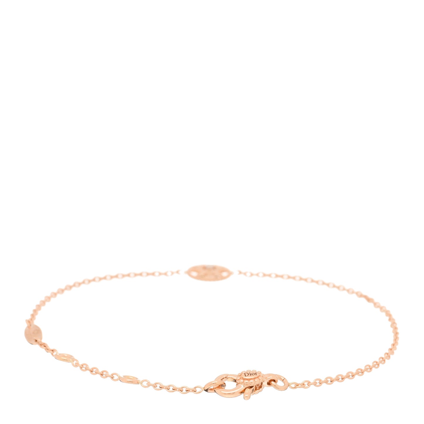 18K Rose Gold Diamond Rose Des Vents Bracelet