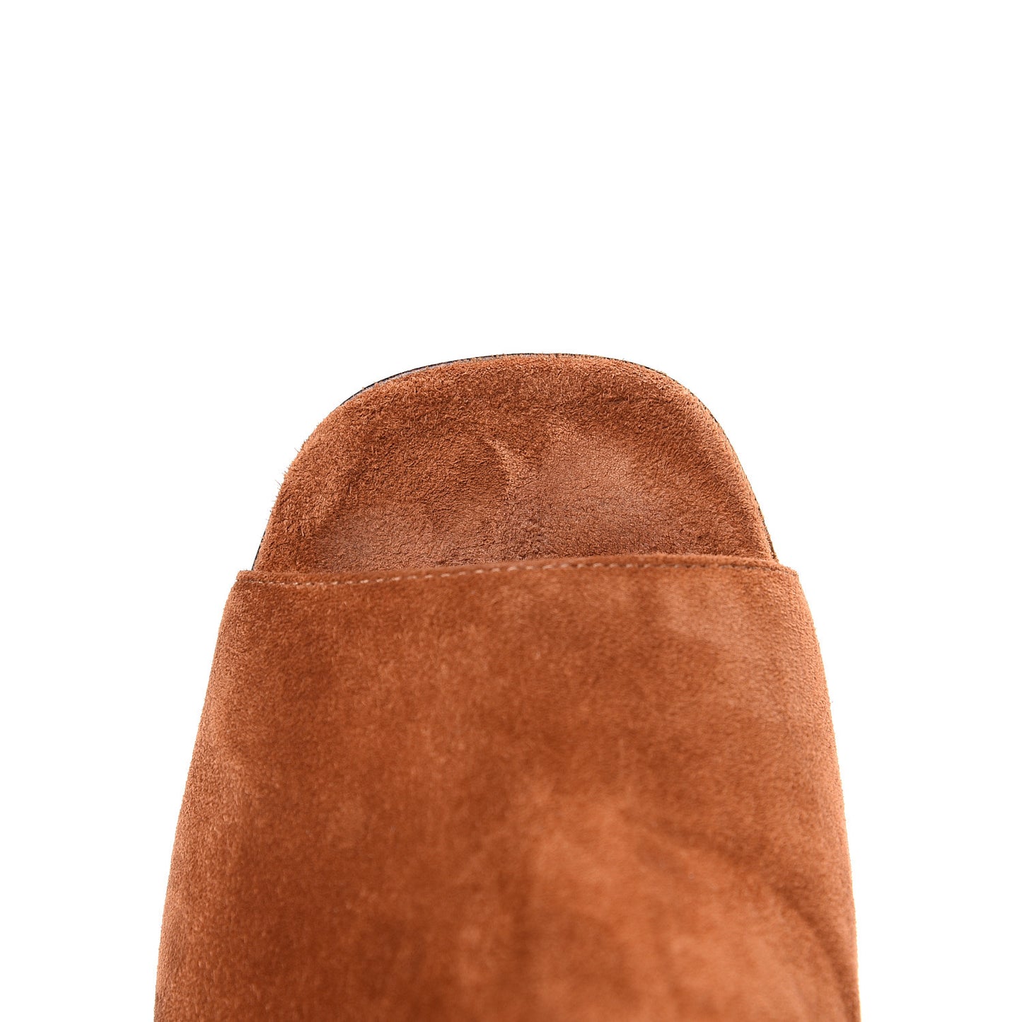 Veau Velours 110 Platform Mules 38.5 Cannelle