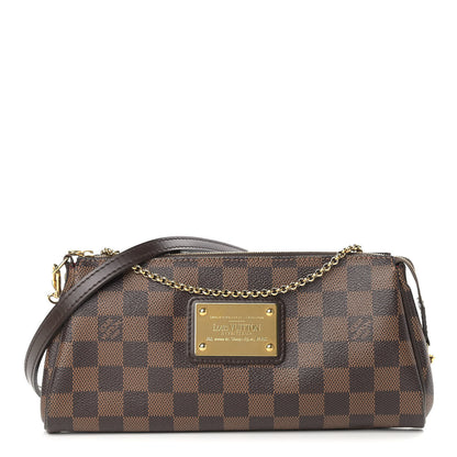 Louis Vuitton Damier Ebene Eva Clutch 1 of 9