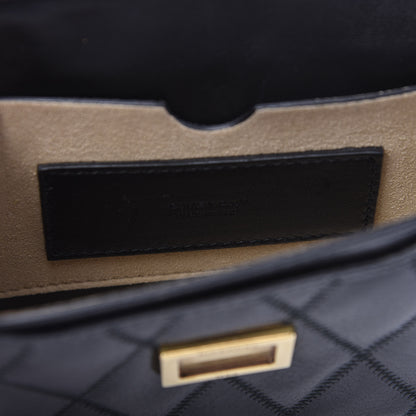 Givenchy Goatskin Quilted GV3 Mini Pocket Convertible Bag Black 7 of 9