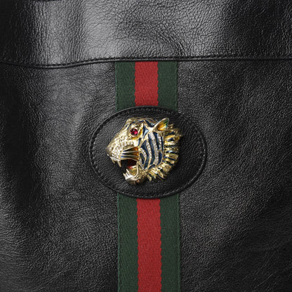 Gucci Calfskin Large Rajah Chain Tote Black 10 of 10