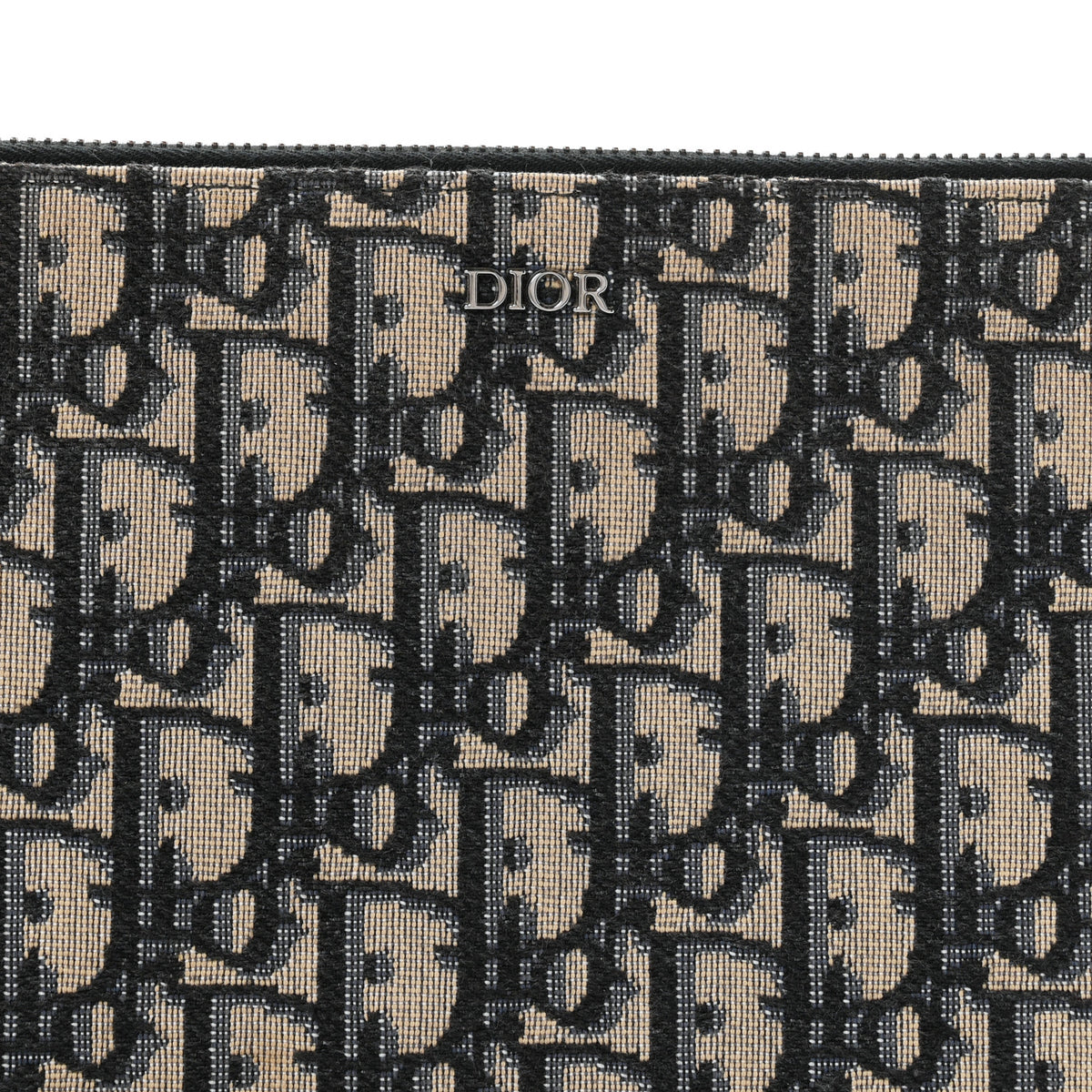 Oblique A4 Flat Pouch Clutch Blue