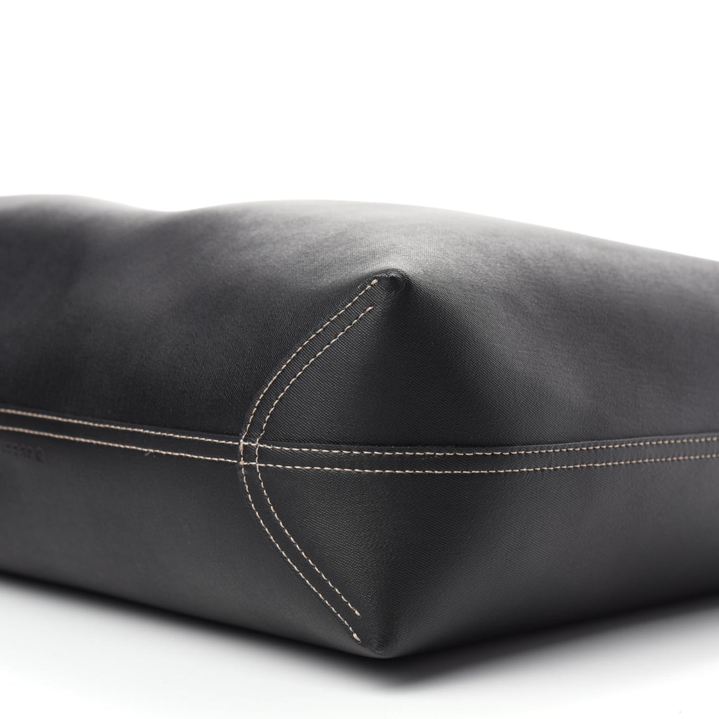 Calfskin GG Supreme Monogram Medium Reversible Tote Black