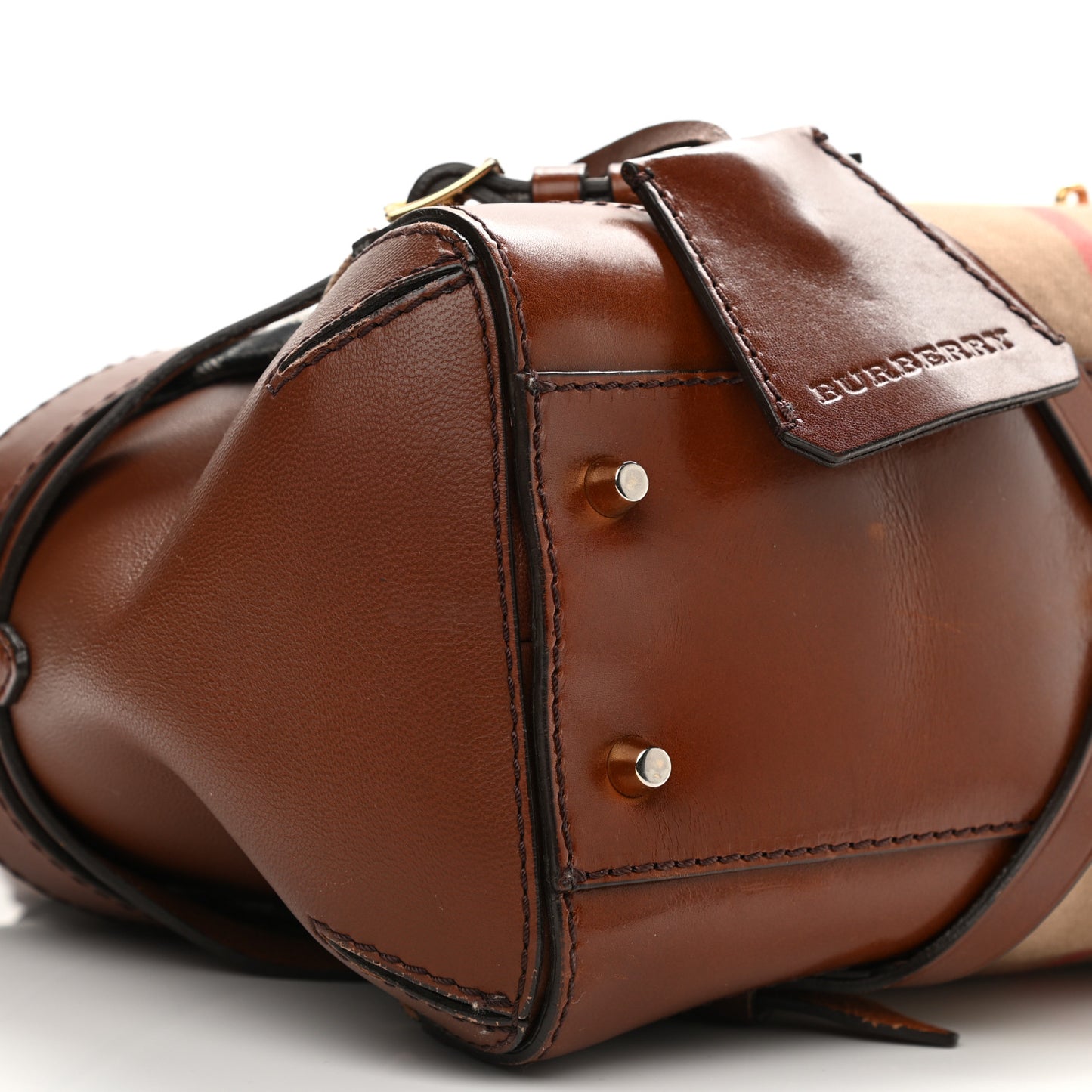 House Check Small Gladstone Dark Tan