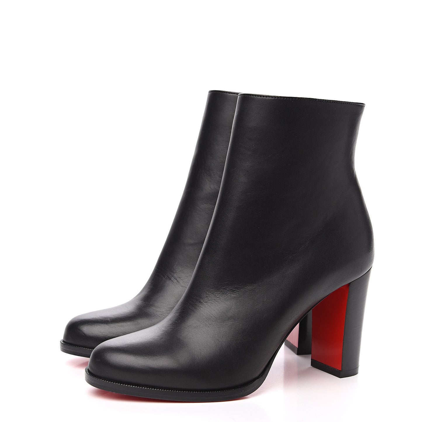 Calfskin Adox 85 Ankle Boots 36.5 Black